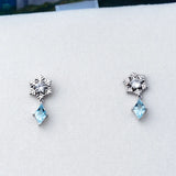 Crystal Snow Flakes Earrings - Disney Frozen